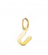 Initiale U Pendentif or 750. Lettre, prénom, nom, colliers avec initiales.