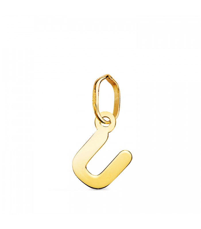 Initiale U Pendentif or 750. Lettre, prénom, nom, colliers avec initiales.