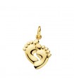 Anhänger 2 Füße Gelbgold 375 | 9K22471