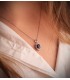 Anhänger Saphir & Diamant Sybil 750 Weißgold