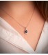 Anhänger Saphir & Diamant Sybil 750 Weißgold