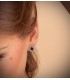 Ohrringe Sybil Saphir  und Diamant 750 Weißgold