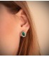 Orecchini Eowyn oro 18kt smeraldi e diamanti