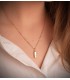Colgante Lingote oro amarillo 18K 16 mm, colgantes hombre y mujer