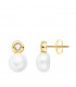 Boucles d'oreilles Femme Dawa Or Jaune 18K Toi et Moi