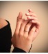 Anelli di fidanzamento  da donna | Anello Solitario Blanca oro bianco 18Kt