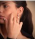 Anello Solitario Claire oro bianco 18 Kt
