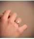 Anello Solitario Claire oro bianco 18 Kt