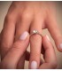 Solitaire blanc Irache 18 Carats