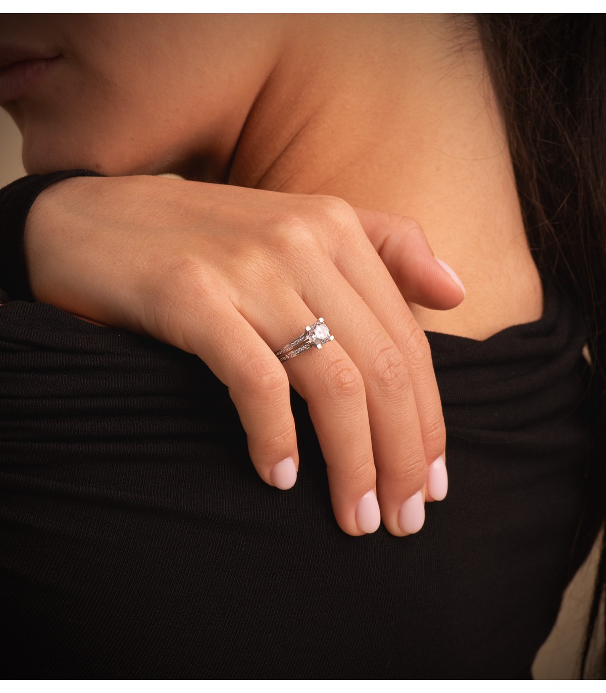 Solitaire Oriana 18 Carats