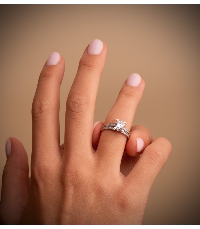 Solitaire Oriana 18 Carats