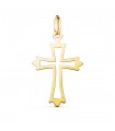 Ciondolo Croce traforata 27mm oro 750