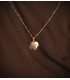Pendentif porte photo Coeur Or 18 K 20 MM