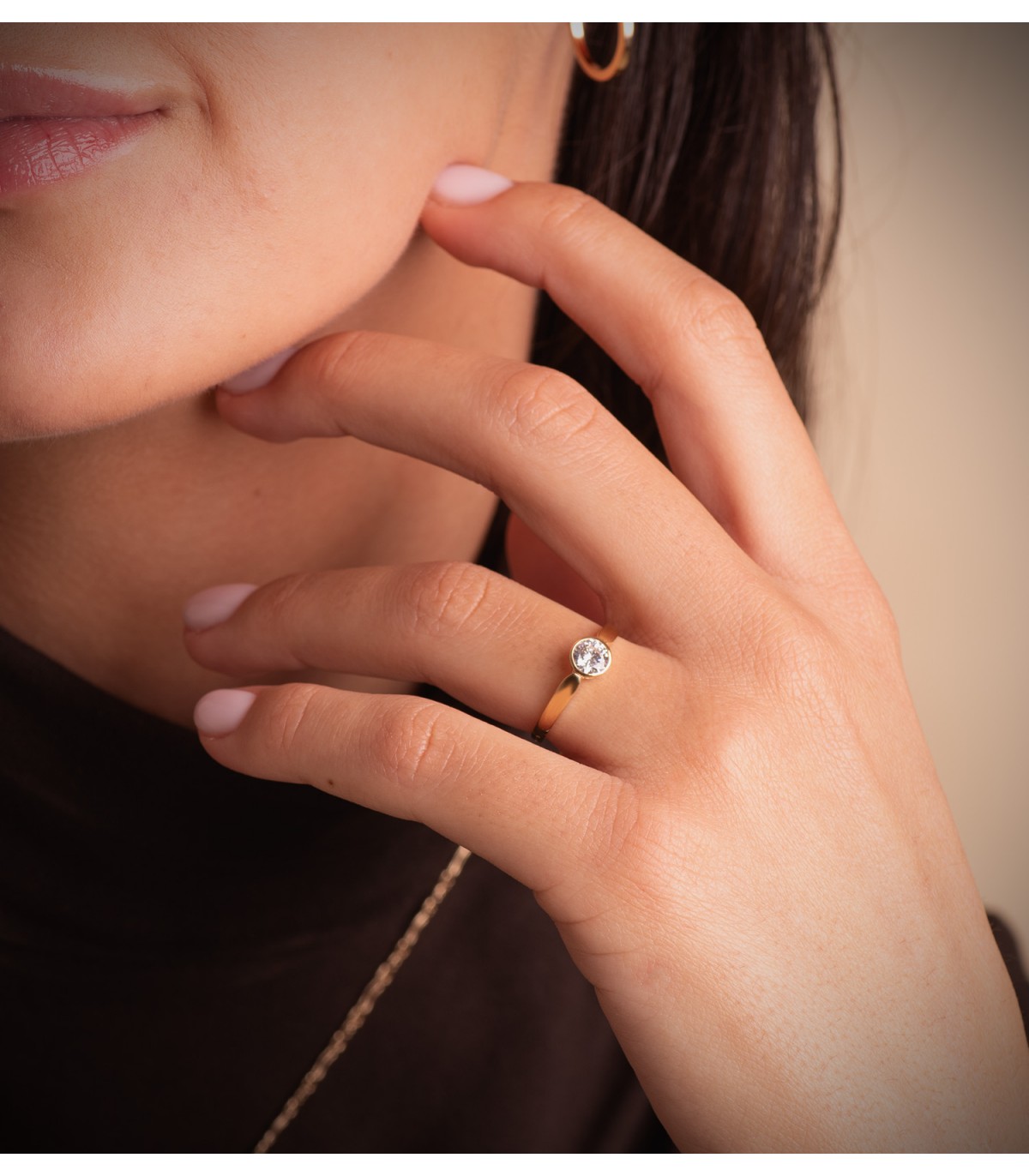 Solitaire Casandra 18 Carats Or jaune