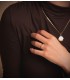 Solitario Casandra Oro amarillo 18 Ktes Anillo de mujer con piedra, circonita chatón