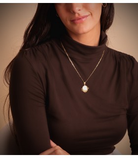 Medaillon Anhänger 18K Gold 2112