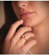 Anillo de pedida de mano. Anillos de compromiso mujer oro 18 kilates.