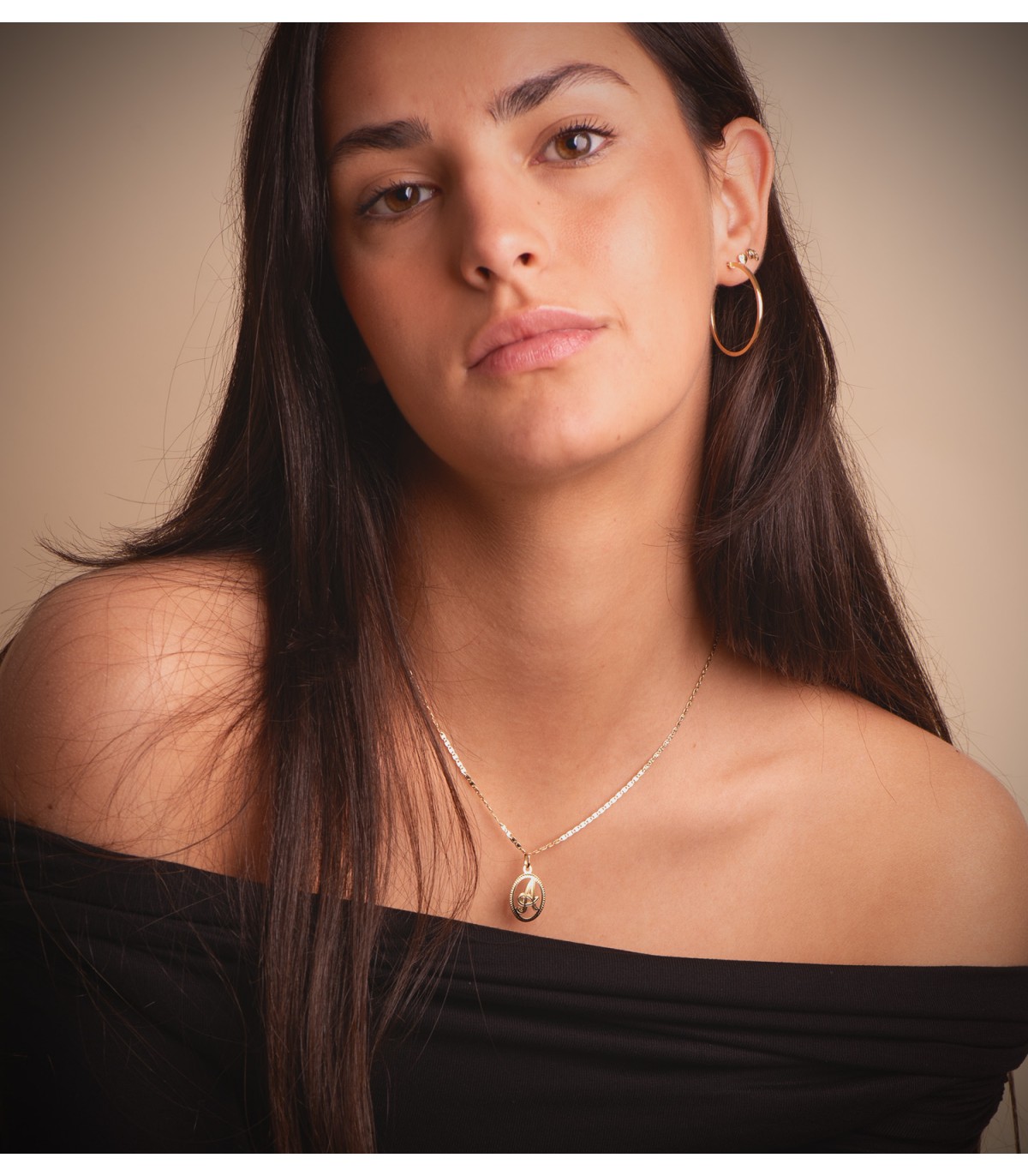 Collana donna Catena a lingottino - Maglia  diamantata 2 mm 45 cm - Oro 750/1000