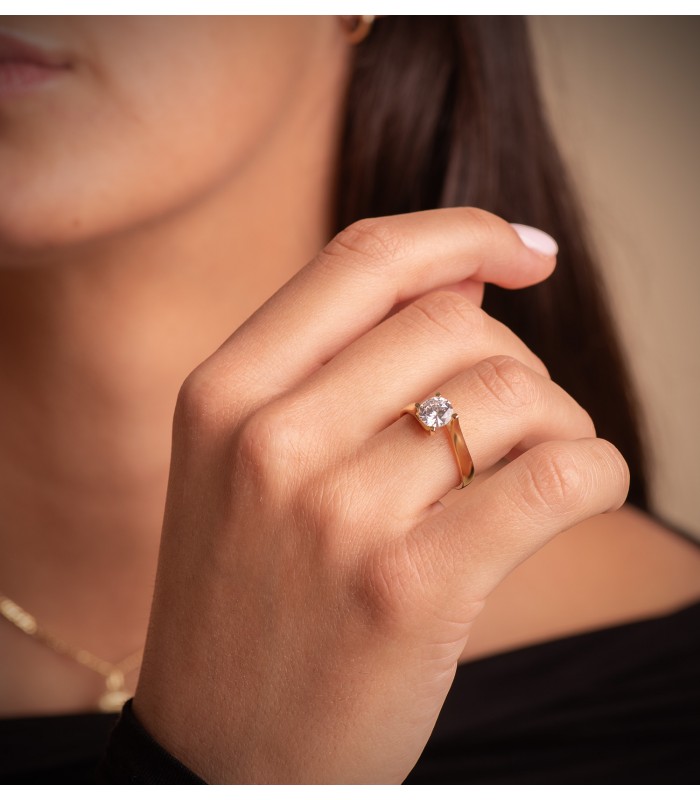 Solitaire Claire 18 Carats