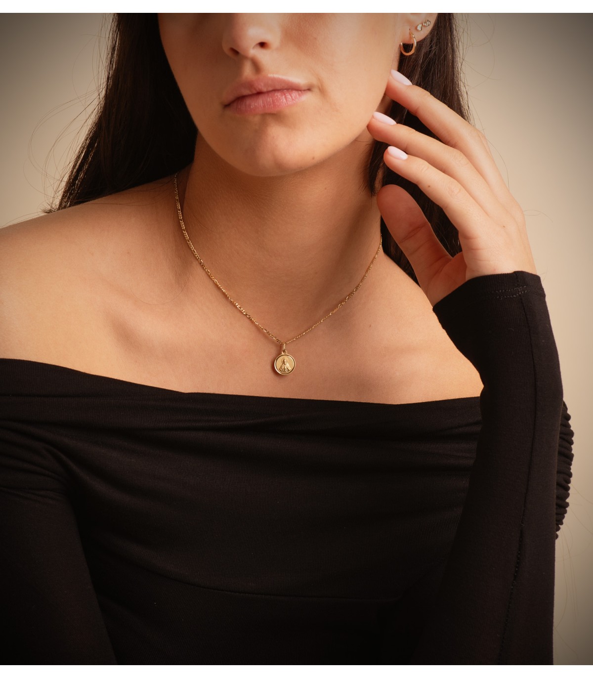 Jesus Anhänger Gelbgold 18 Karat P5004-112