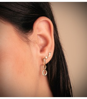 Orecchini pendenti da donna Infinito Oro 18K - orecchini in oro da donna - gioielli in oro online