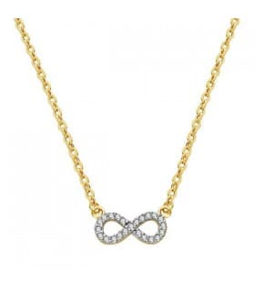 Collier Infinity White 18 Carats