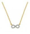 Collier Infinity White 18 Carats