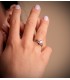 Solitär Ring mit Zirkonia Gold 18K /750er 19413-OA| Verlobungsringe & Ringe für einen Heiratsantrag