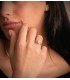 Solitär Ring mit Zirkonia Gold 18K /750er 19413-OA| Verlobungsringe & Ringe für einen Heiratsantrag