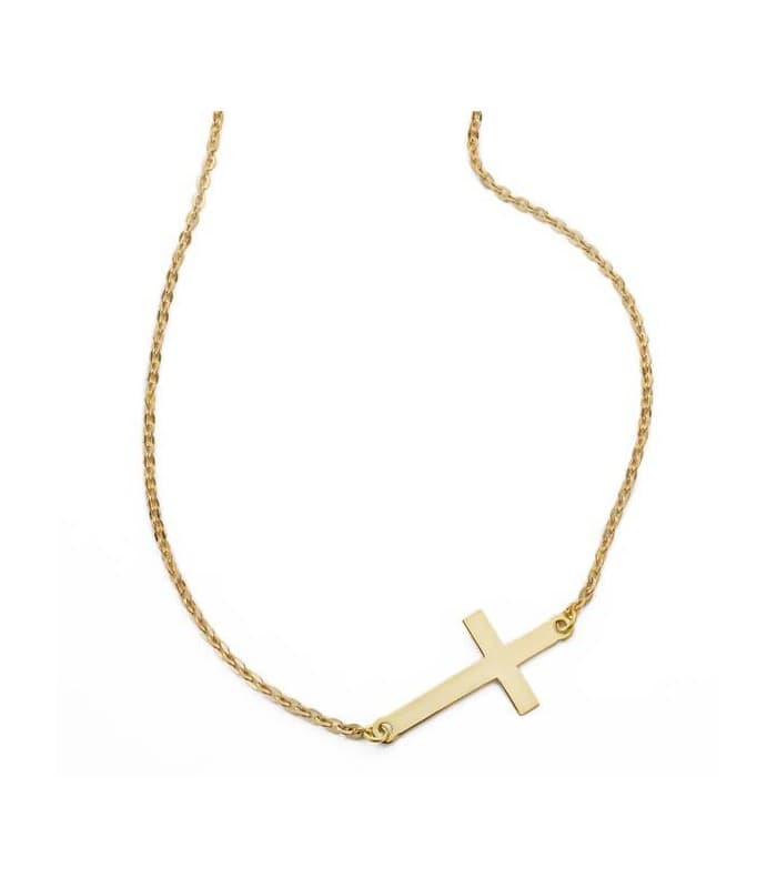 Collier Croix Macaria 18 Carats
