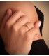 Solitär Ring mit Zirkonia Gold 18K /750er 19423-OA