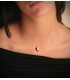 Colgante oval rojo Oro 18K 7mm | Colgantes de mujer, piedras de colores