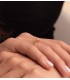 Solitär Ring mit Zirkonia Gold 18K /750er 19273-OA • Juwelier ALDA, Modell KIRA Gelbgold