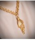 Cordón de oro Salomónico Ligero Oro amarillo 18k 50cm y cadena barbada cubana.