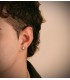 Ohrringe Greca and Medusa 18K Gelb-/Weissgold 10mm