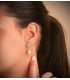 Pendientes de boda María Antonieta Oro Blanco 9K Perla