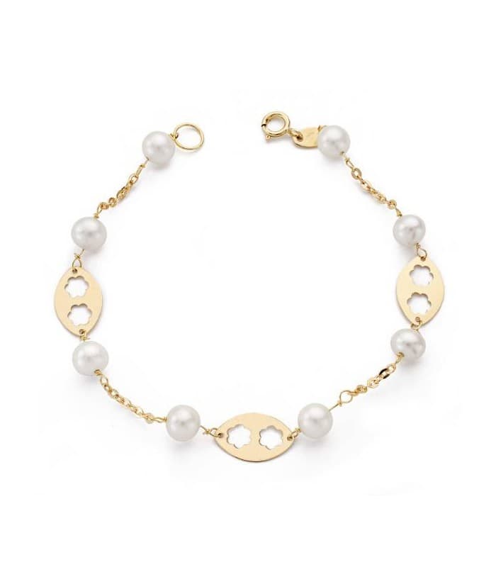 Bracelet Fille Palmira Or 18 K. Braceletes et bijoux pour filles.