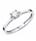 Ring Diamant 0,300 ct – Solitärring aus 18 Karat Weißgold (750) – Damalcia
