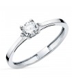 Diamant Ring Weißgold 750 Solitär 0.300ct | Damalcia