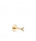 Halbmond Piercing | 18K Gold, geeignet für Helix, Tragus und andere Ohrpiercings