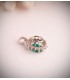Anhänger Galadriel Smaragd & Diamant 750 Weißgold