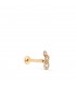 Piercing de oreja de oro, Trepador mini circonitas | Piercings en la oreja, pendientes pequeños mujer