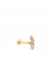 Piercing de oreja Oro Amarillo 18K Trepador mini