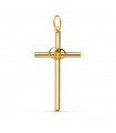 Croce di matrimonio con fedi oro 750 31mm