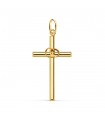Croce di matrimonio con fedi oro 750 27,5mm