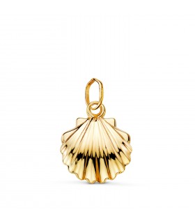 Colgante concha 14mm en Oro amarillo 18 Kilates | Colgantes unisex online: para hombre, mujer y niños.