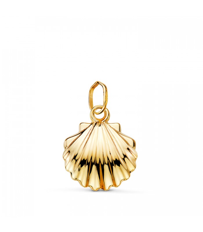 Colgante concha 14mm en Oro amarillo 18 Kilates | Colgantes unisex online: para hombre, mujer y niños.