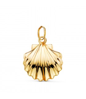 Pilgermuschel /Jakobsmuschel | Anhänger 17,5 mm 750 Gold – religiöser Schmuck