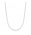 Cadena Plana 1,2 mm 45 cm Oro Blanco 18K