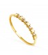 Anillo de oro para mujer, forma estrellas y circonitas, 18 Kilates | Sortijas y joyas de mujer
